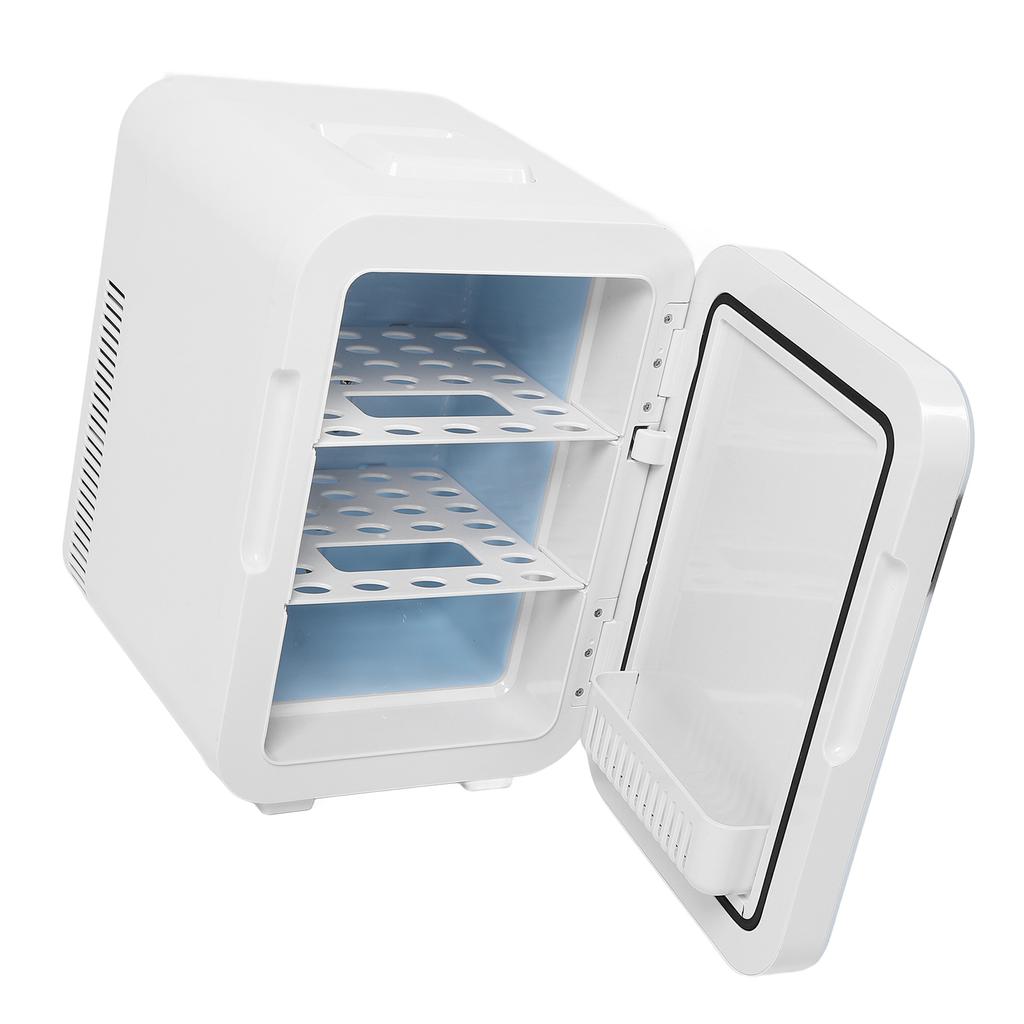 12L Small Fridge Multifunction Efficient Dual Core Digital Display Silent Portable Refrigerator for