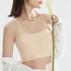 Спортивные хлопковые бюстгальтеры, бесшовный бюстгальтер, жилет, женский удобный беспроводной топ без косточек, нижнее белье для сна, однотонный бюстгальтер для девочек, сексуальное женское белье