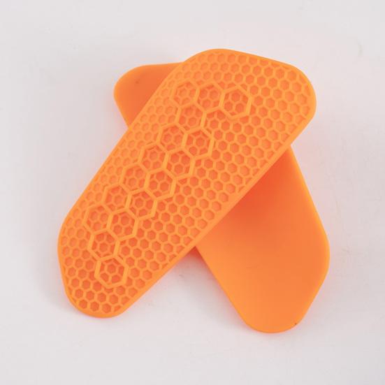 Гибкие Мягкие Щитки Сотовые Футбольные Щитки Амортизирующие Силиконовые Защитные Накладки на Ноги для Футбола