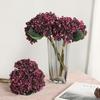 Artificial Flowers Full Hydrangea DIY Faux Flower Silk Reusable Fake Floral Plant for Bridal Wedding