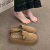 Ретро толстоподошвенные полутапочки Birkenstock, новые весенние уличные туфли Birkenstock для увеличения роста