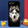 Чехол для собаки Сибирский Хаски для Oppo A16 A76 A96 A58 A78 A98 A5 A9 A91 A15 A17 A77 A52 A72 A74 A94 A54S A57S