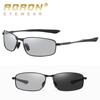 aoron Metal Frame Photochromic Polarized Sunglasses for Men Women Fashion Sports Driving Fishing Glasses UV400