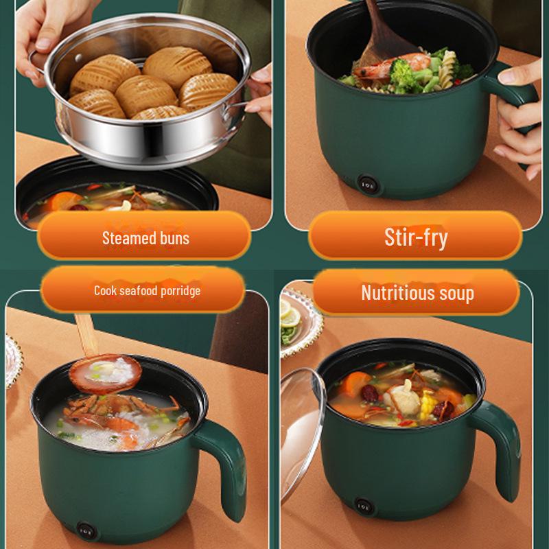 Многофункциональная электрическая плита с антипригарным покрытием: Лапшерезка, сковорода и хот-пот для общежитий