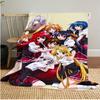 High School Dxd Plush Blanket Soft Comfortable All Seasons blanket Sofa Office Naps blanket Outdoor Travel throw Perfect Gift