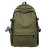 Schoolbag New Large Capacity Backpack Men's Travel Backpack Simple Solid Color Junior High School Student High School Student College Student Female 