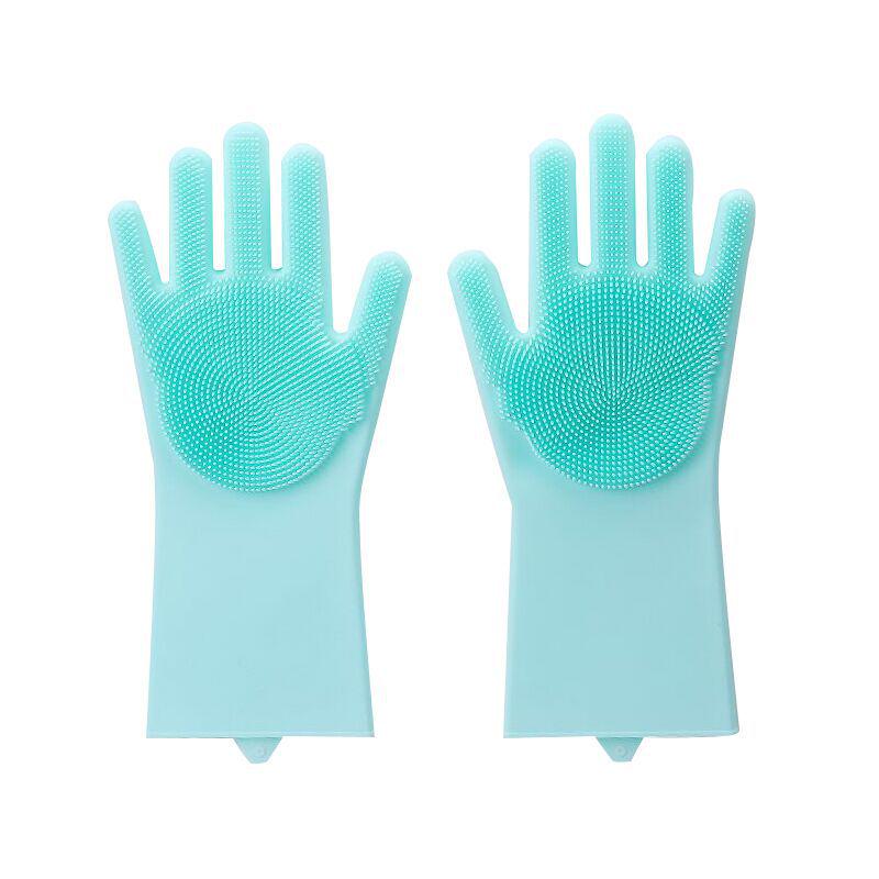 Silicone Cleaning Gloves Multifunction Magic Silicone Dish Washing Gloves For Kitchen Household Silicone Washing