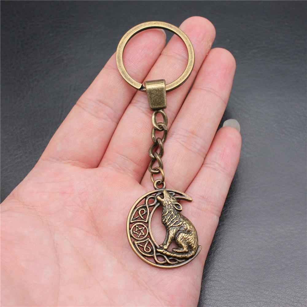 Солнце Луна Пентаграмма Брелки Женские Ювелирные Изделия Бизнес Креативный Сувенир