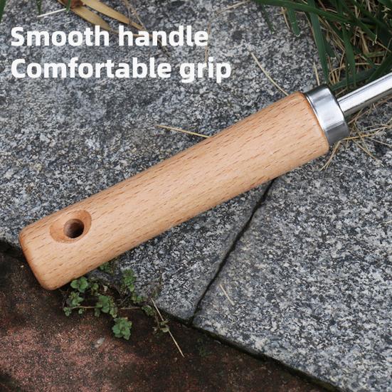 Сверхпрочный инструмент для прополки сорняков из нержавеющей стали с 3 или 4 зубьями, ручной прополочник с длинной ручкой для огорода и двора