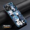 Прекрасный чехол для телефона Re Zero Rem Аниме для iPhone 16 15 14 13 12 11 Plus Pro Max Высококачественный Роскошный Magsafe Овечья кожа