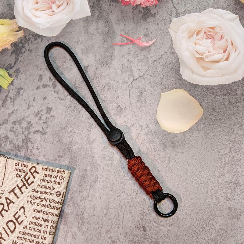 Цветной шнурок для телефона с узлом: Креативный короткий плетеный съемный ремешок-брелок против потери для чехлов для телефонов