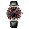 LIGE 2025 Creative Men Watch Fashion Roulette Dial Waterproof Luminous Men's Quartz Watch