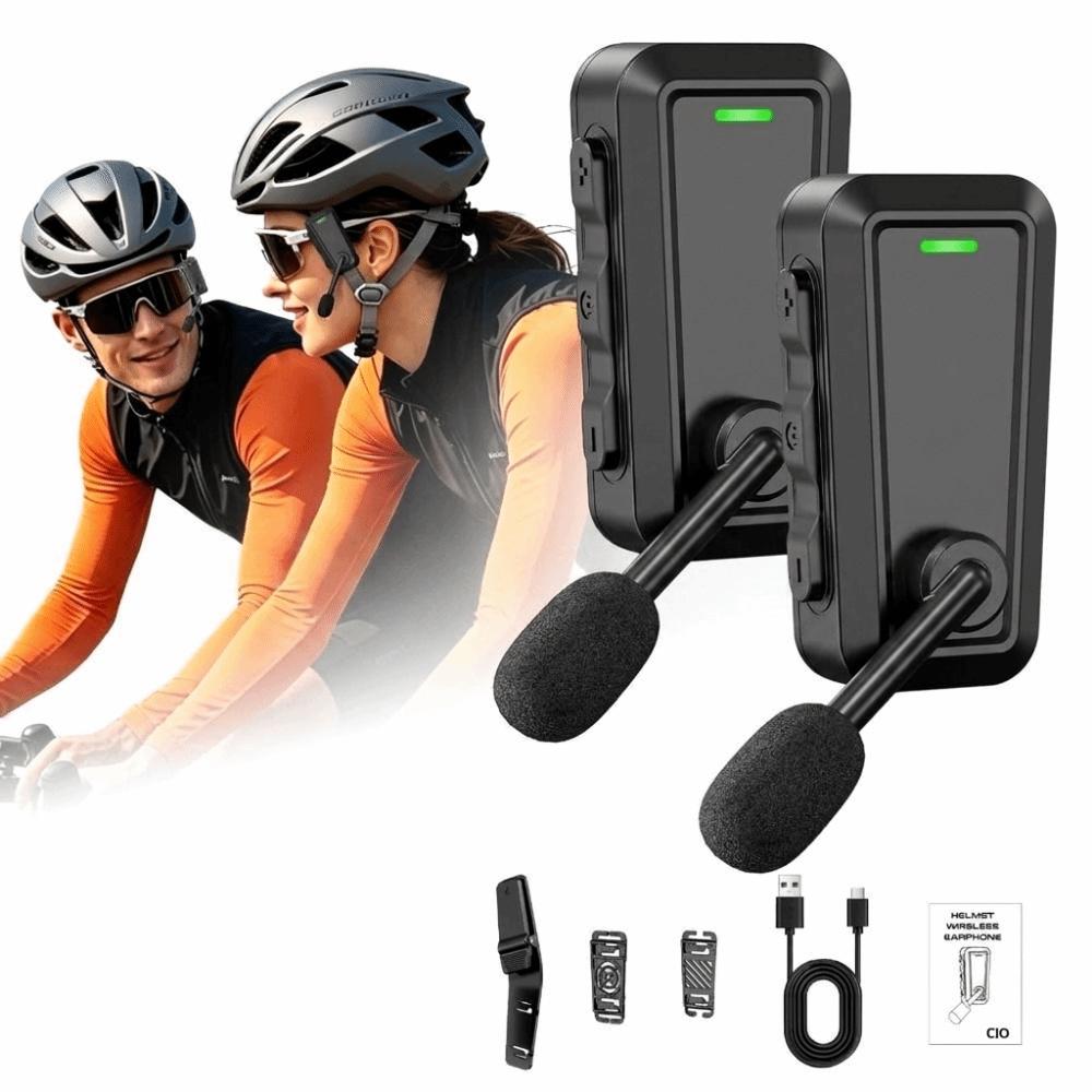 Waterproof Helmet Intercom Headset Wireless Music Sharing Earphones Bluetooth Headset Cycling