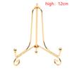 Gold Iron Display Stand Craft Bracket Book Holder Photo Pedestal Bowl Dish Frame Picture Plate Rack Easel Storage Decoration