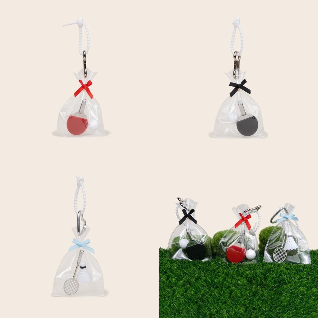 Настольный теннис бадминтон брелок рюкзак смола мультяшный декор подарочные пакеты