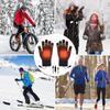 Winter USB Heated Gloves Warm Knitting Gloves New Winter Touchscreen Gloves  for Indoor Outdoor
