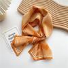 Decorative Simple Texture Silk Scarf Women'S New Style Spring And Autumn Summer Fashion Versatile Headscarf Work Scarf