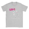 Авокадо Готовы пойти на пляж Sum 41 Band Мужские футболки SUM41 Punk Hipster Футболки с круглым вырезом Футболки из чистого хлопка Оригинальные топы