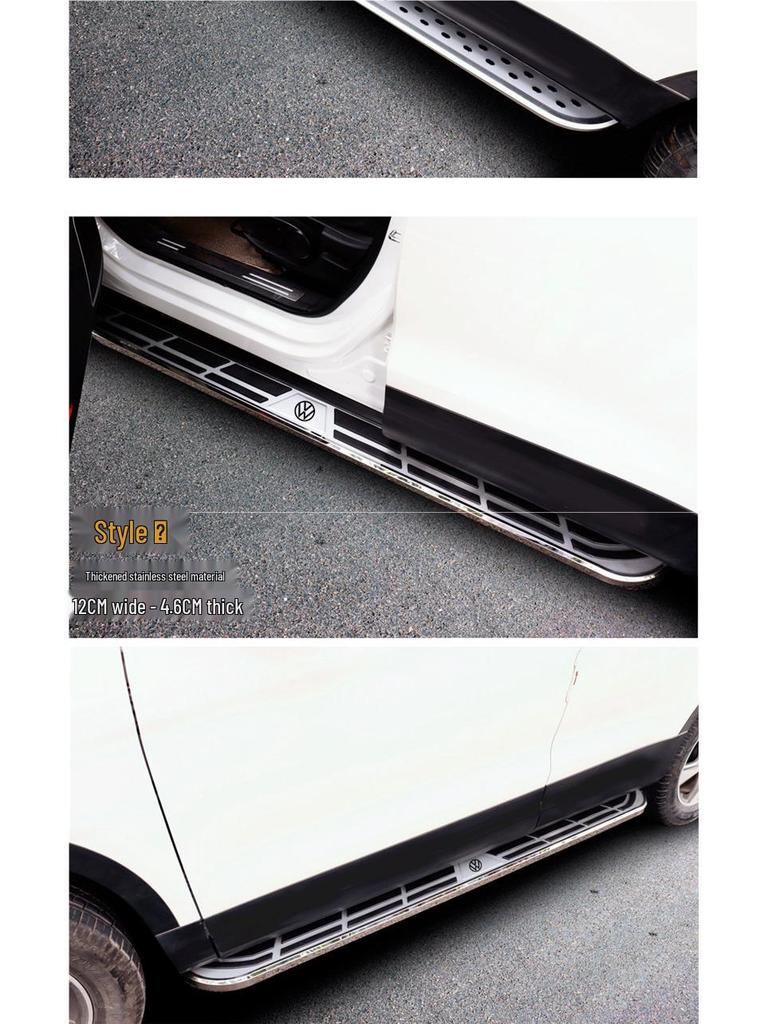 Боковые подножки и приветственные педали для Volkswagen Touareg, Tiguan L/X, Tayron/X