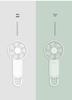 Portable Mini Handheld Fan with Hook - Rechargeable for Outdoor Use