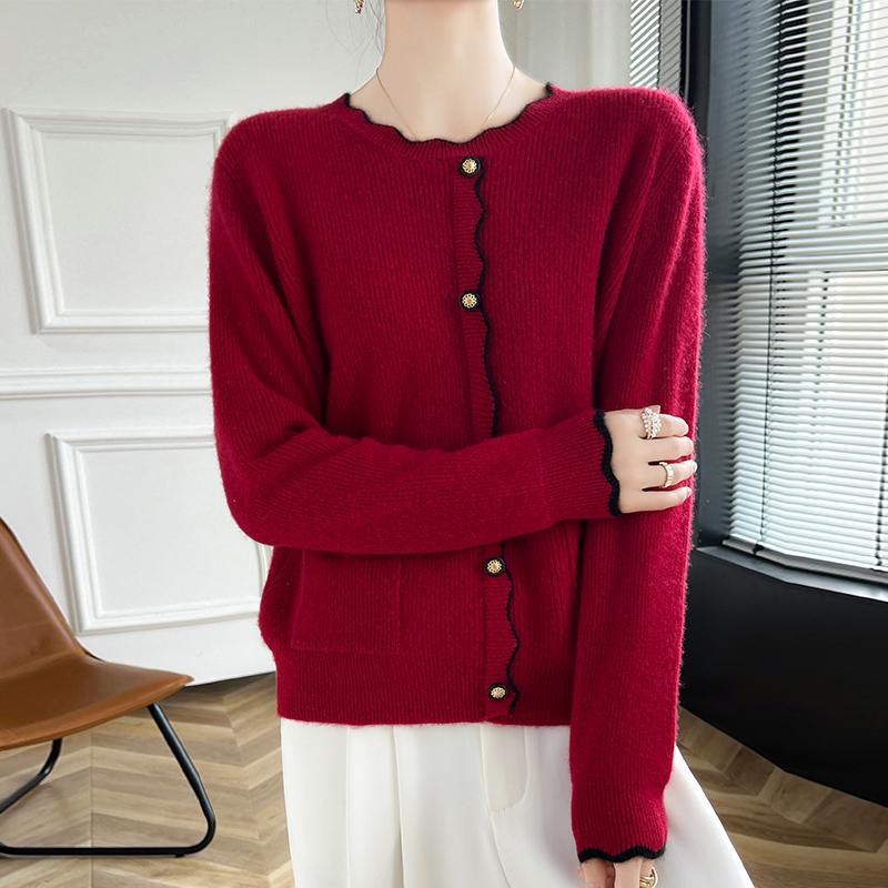 Женский кашемировый свитер Qinghe кашемир 30% кашемир 70% шерсть осенне-зимний кашемировый пуловер мягкий и теплый