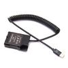 EN-EL14 Заглушка аккумулятора USB-C Адаптер-муфта с пружинным кабелем питания USB Type-C для