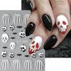 1 Sheet Nail Wing 5D Eye Halloween Dark Devil's Stickers Sky Safe Stunning Nail