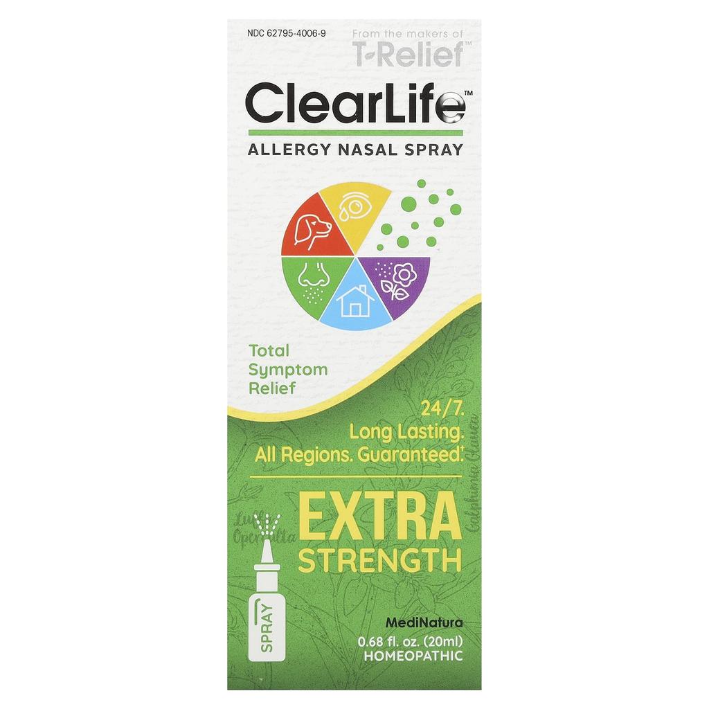 Clearlife™, Allergy Nasal Spray, Extra Strength, 20 Ml (0.68 Fl Oz)