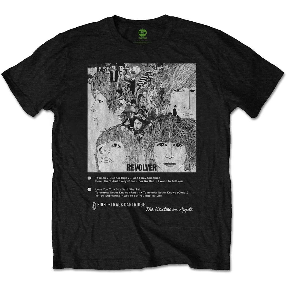 Футболка мужская унисекс The Beatles Revolver 8 Track Official Tee T-Shirt