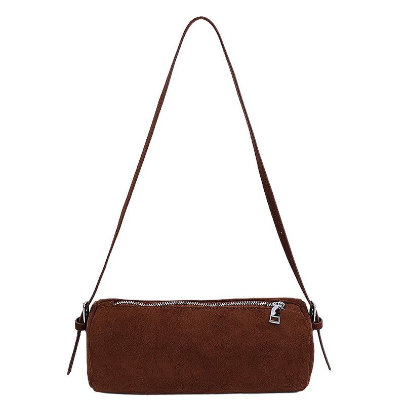 Новая модная популярная сумка-цилиндр женская ретро простая сумка-подставка для ручек на плечо, сумка-мессенджер