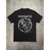 200g Cotton Men's T - Shirt, "The Interrupters" Band Theme Pattern, Heat - Transfer Printed, for Daily Casual Wear
