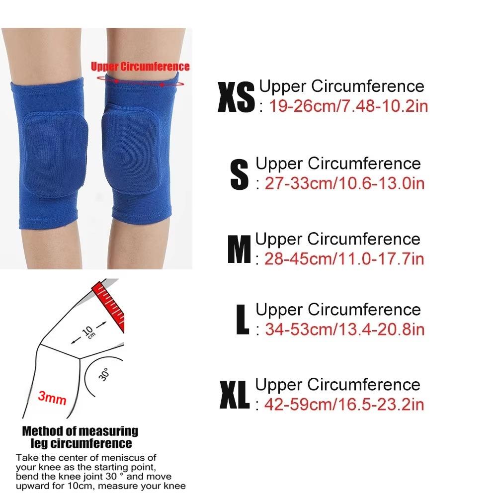 Comprehensive Protection Thick Anti-Collision Knee Pads with Thickened Sponge for Yoga Street Dance Volleyball & Sports