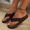 2025 шлепанцы для внешней торговли женские нескользящие на плоской подошве пляжные подошва из ЭВА летние прохладные тапочки женские большого размера
