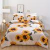 Мягкий и удобный комплект постельного белья с принтом подсолнухов для спальни и гостевой комнаты - включает 1 пододеяльник и 2 наволочки )
