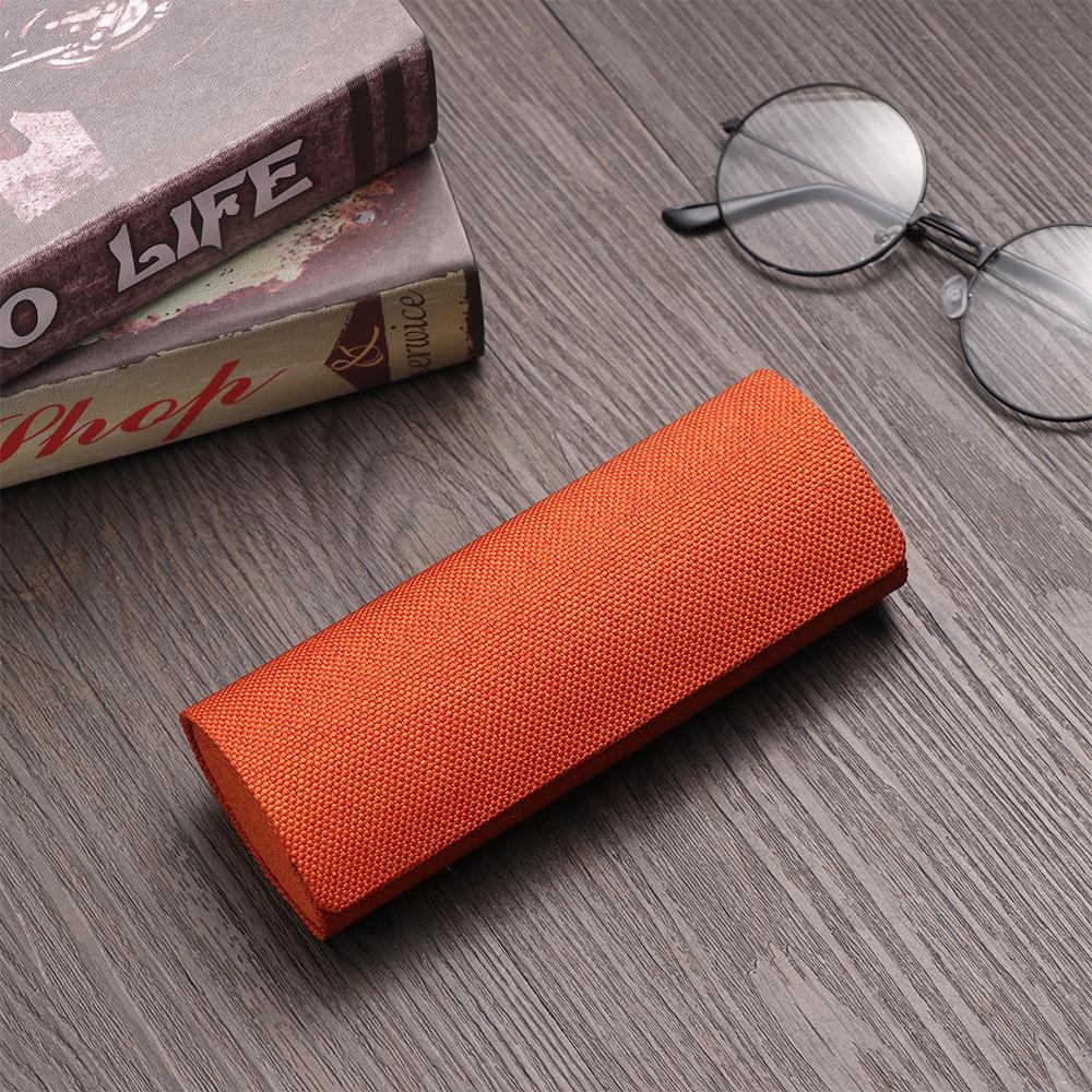 Handmade Pouch Bag Folding Eyewear Case Spectacle Case Sunglasses Protector Oval Glasses Box