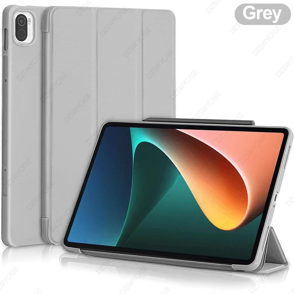 Чехол для Mi Pad 5/5 Pro 11 дюймов, Гладкая передняя крышка и мягкая задняя крышка, Автоматическое включение/выключение, Легкий чехол