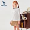 Классическая длиннорукавная рубашка-поло для девочек HAZZYS