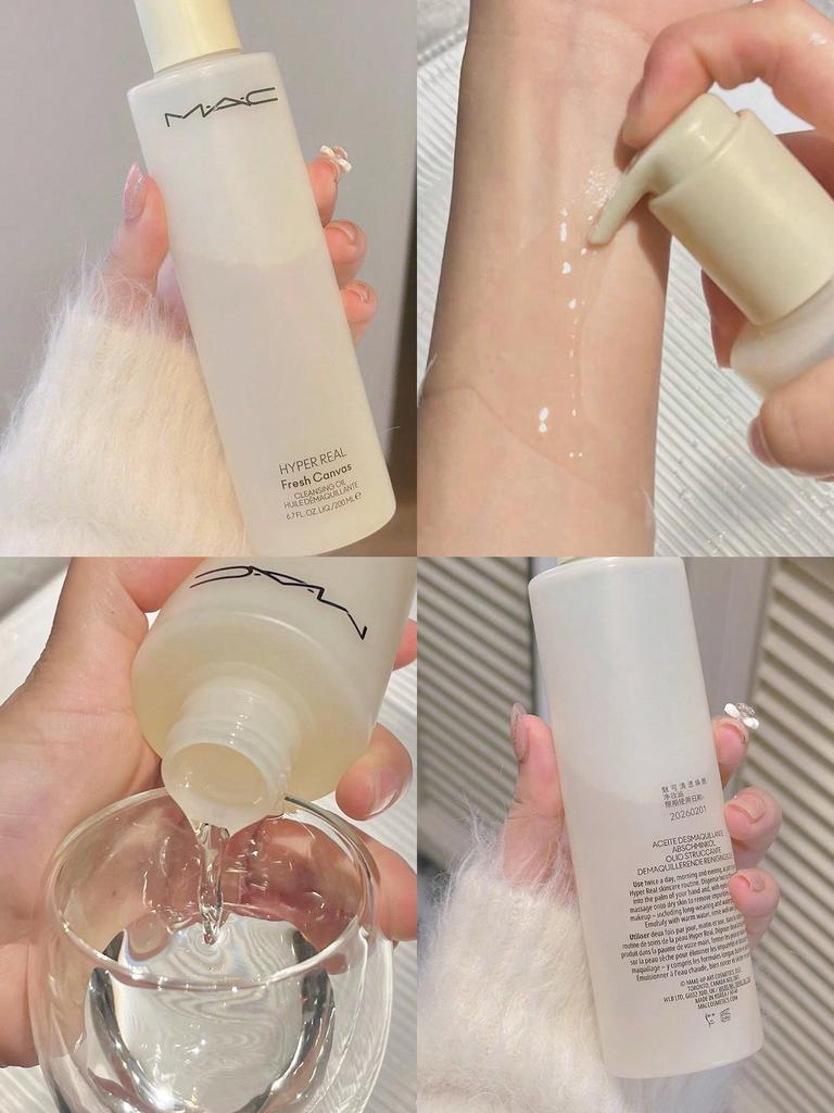 Mac Очищающее масло Hyper Real Fresh Canvas - 6,7 жидких унций/200 мл