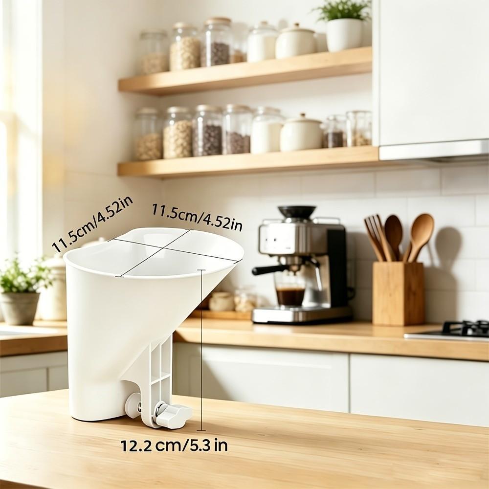 Reusable Flour Funnel for Stand Mixer Splashproof Vertical Mixer Guard Dishwasher Safe