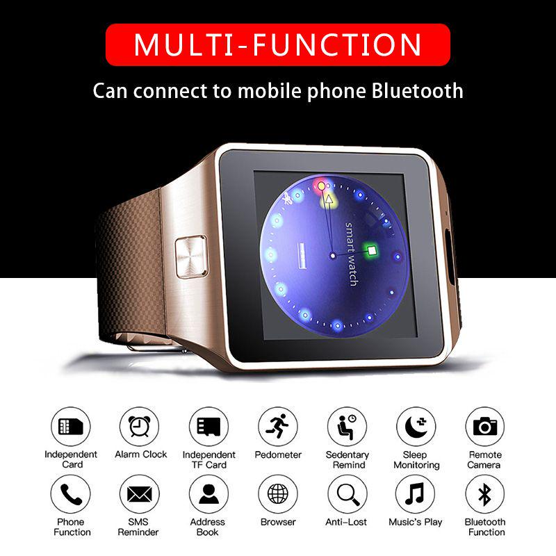 2025 Новые цифровые сенсорные смарт-часы-браслет с камерой, Bluetooth-наручные часы, поддержка SIM-карты, умные часы для телефонов iOS и Android