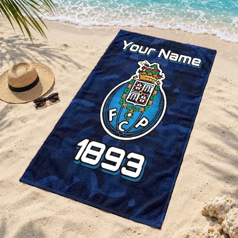 FC Porto Custom Name Beach towels also serve as bath towels summer essential a musthave for the outdoors the beach and the pool