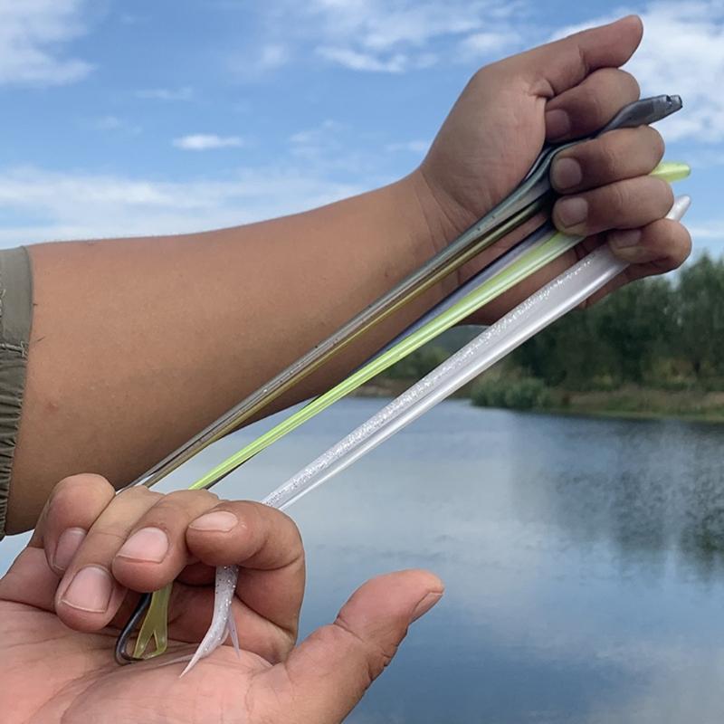 5Pcs Slightly Split Tail Swimbaits Floating Fishing Lure Soft Artificial Baits Fishing Accessories Easy to Use