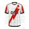 25-26 Новая футболка для футбола Rayo Vallecano Детская Взрослая Футболка Y2K Уличный Стиль Быстросохнущая Тренировочный Фитнес Топ Повседневная Спортивная одежда