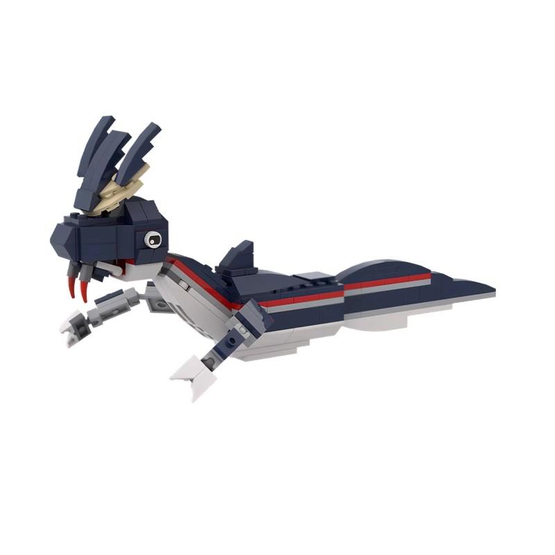 Bricklink Идеи Subnautica Монстры Глубин 31088 Морской Голодный Акула Мир Креативные Строительные Блоки Детские Игрушки Рождественский Подарок