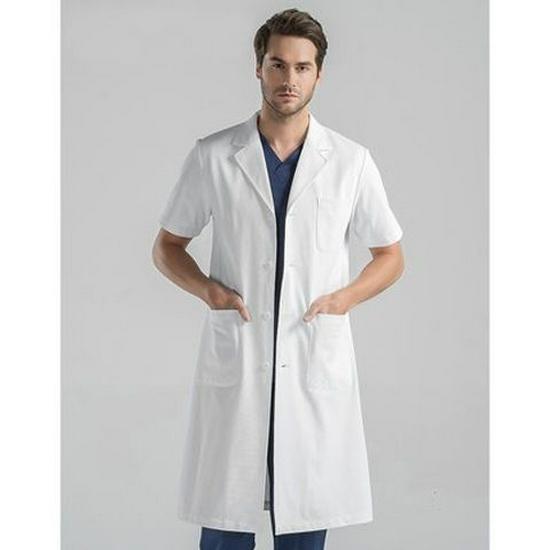 Женский белый лабораторный халат с длинным рукавом и медицинский костюм медсестры с коротким рукавом