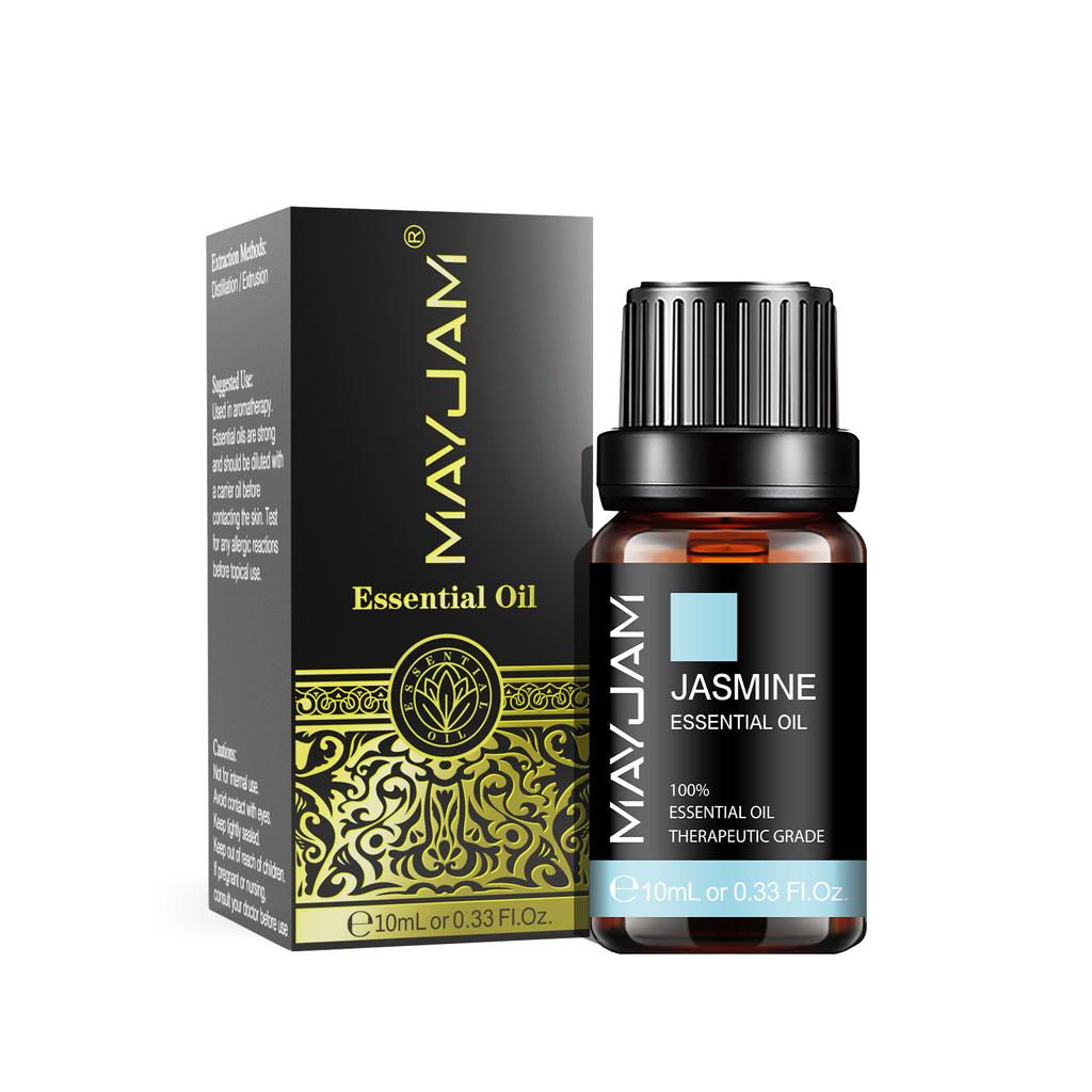 MAYJAM 10ML Eucalyptus Vanilla Essential Oils for Aromatherapy Air Fresh Diffuser Spa Massage Skin Care Lavender Jasmine Rose Aroma Oils