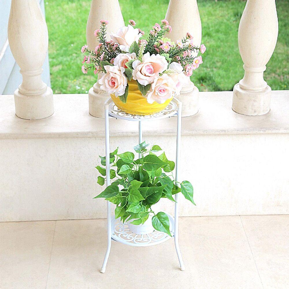 2-х уровневый комнатный дисплейный горшок для балкона держатель для бонсай домашний декор поддоны для цветочных горшков подставка для растений полка