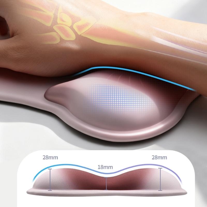Ergonomic Wrist Support Mouse Pad to Improve Hand Postures and Alleviate Muscle Strain for Designers and Programmers Featuring NonSlip Stability