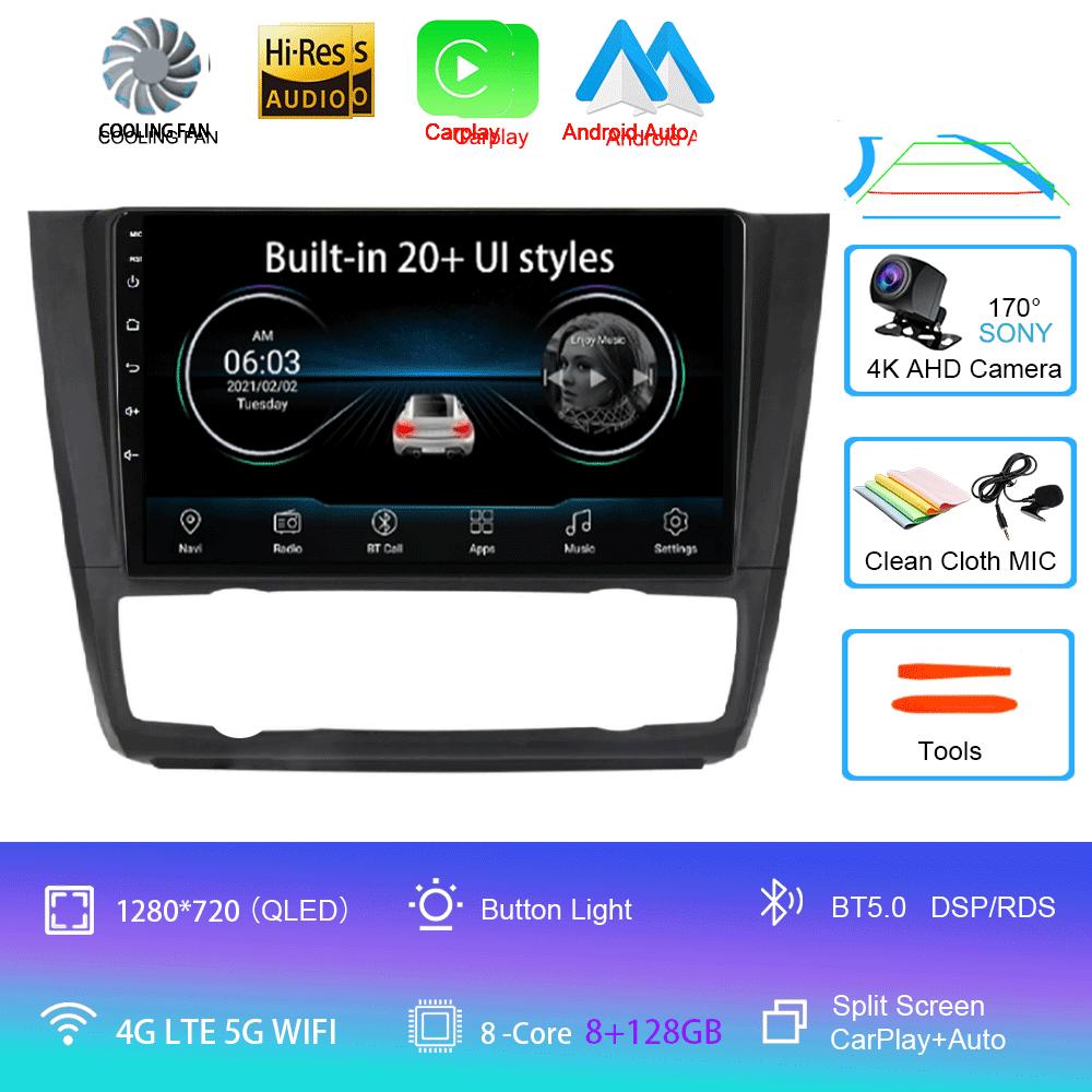 Android 12 For BMW Serie 1 Serie 1 E88 E82 E81 E87 2004-2012 Multimedia Navigation GPS Video Autoradio Player Car Stereo Carplay