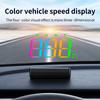 Car Head Up Display Smart HUD LED Digital Colorful Display Odometer Security Alarm Auto Meter Windshield Projector for Vehicles